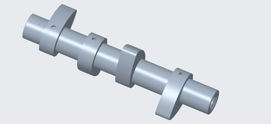 Cam Shaft 3D Drawing